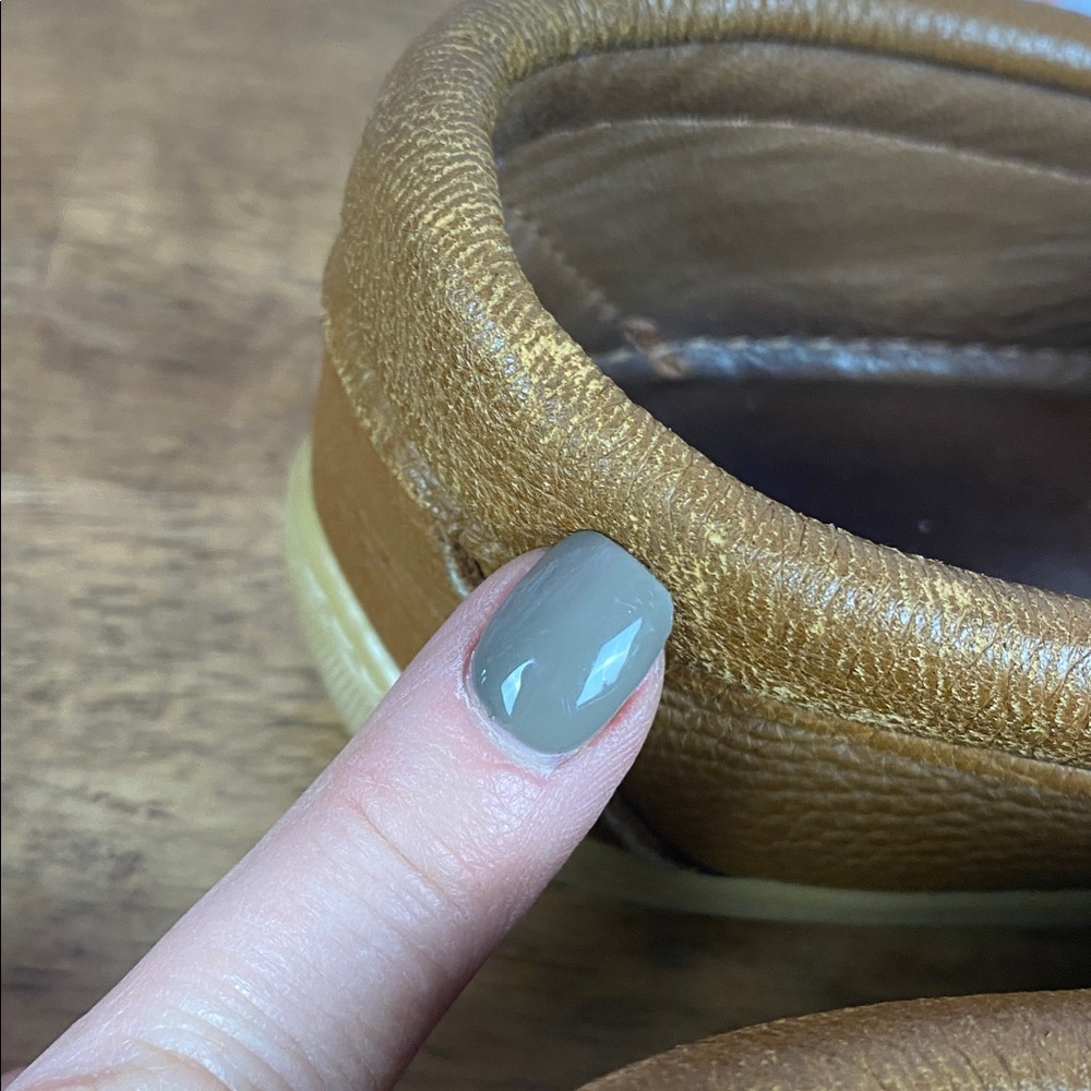 Laurentian Chief Men's Brown Leather Slip On Moccasins Sz 43 - Picture 16 of 16